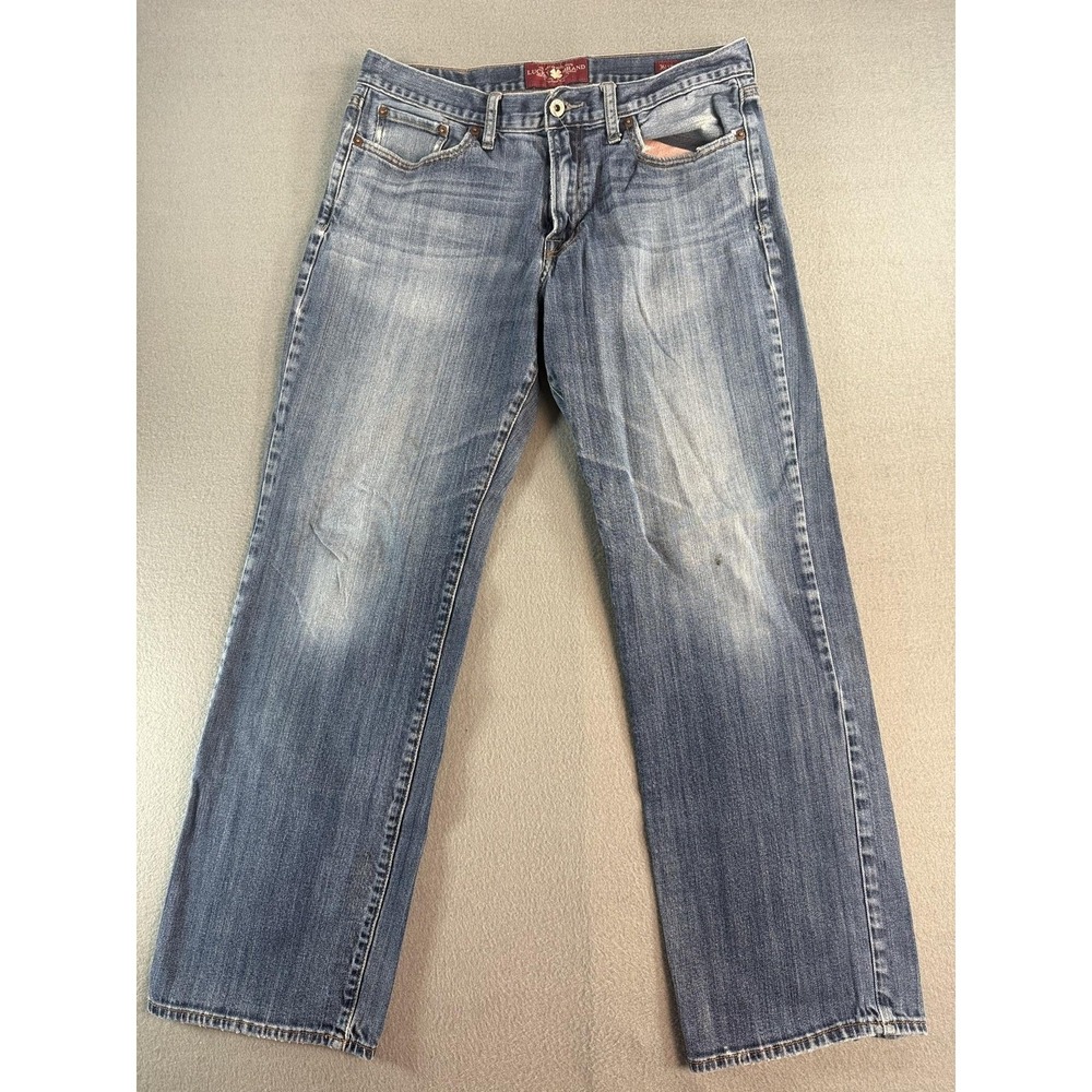 Lucky Brand 361‎ Vintage Straight Jeans Mens 34x30 Medium Wash Blue Denim Casual